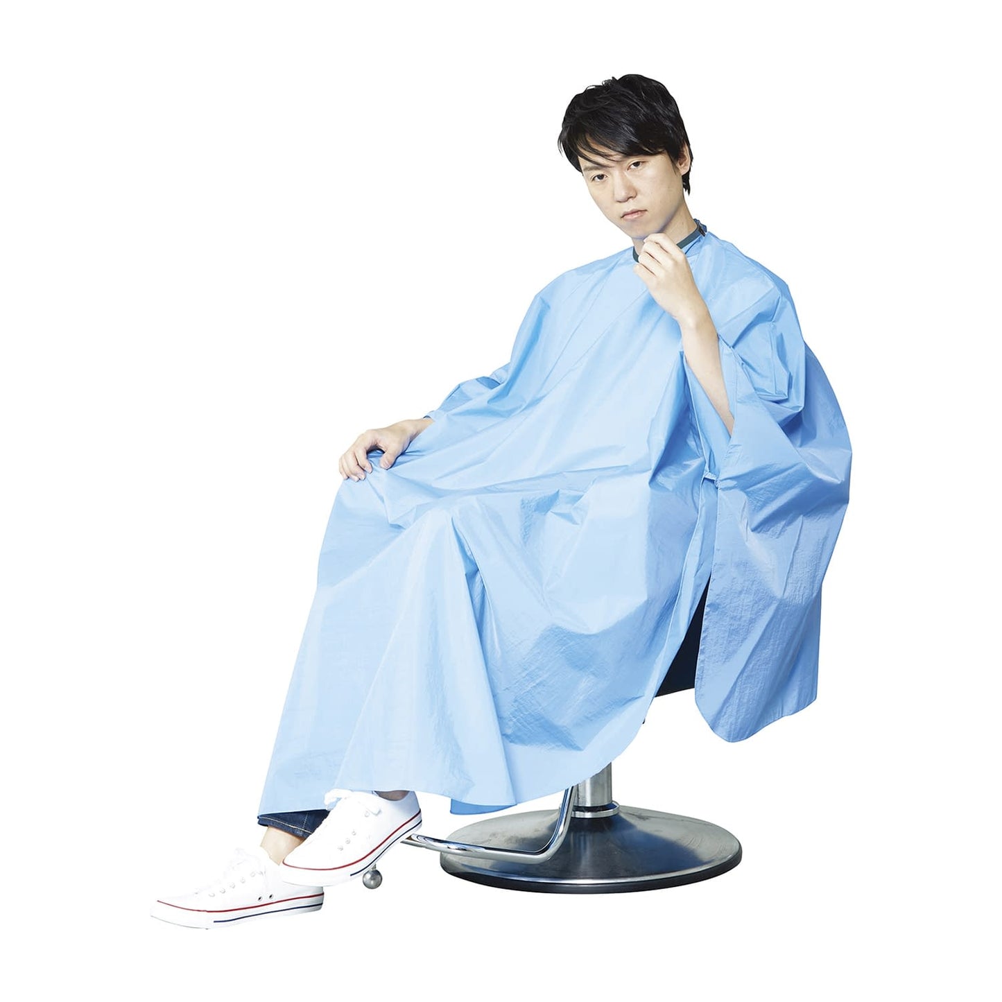 Wide wrap coat, 23-6267-00, Wako 3210-1 (Aqua Blue)