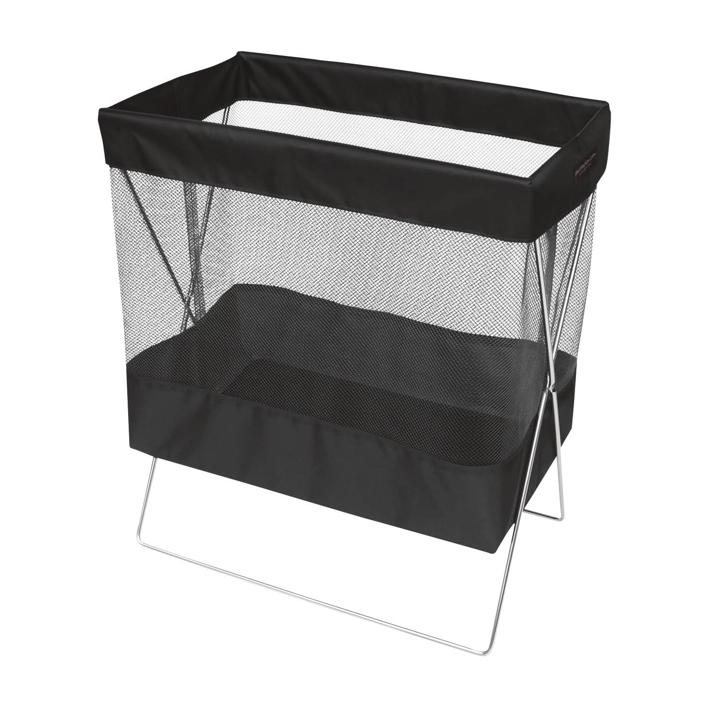Side Wagon Mesh Undressing Basket 23-5287-00 Saki R-330BK (Black)
