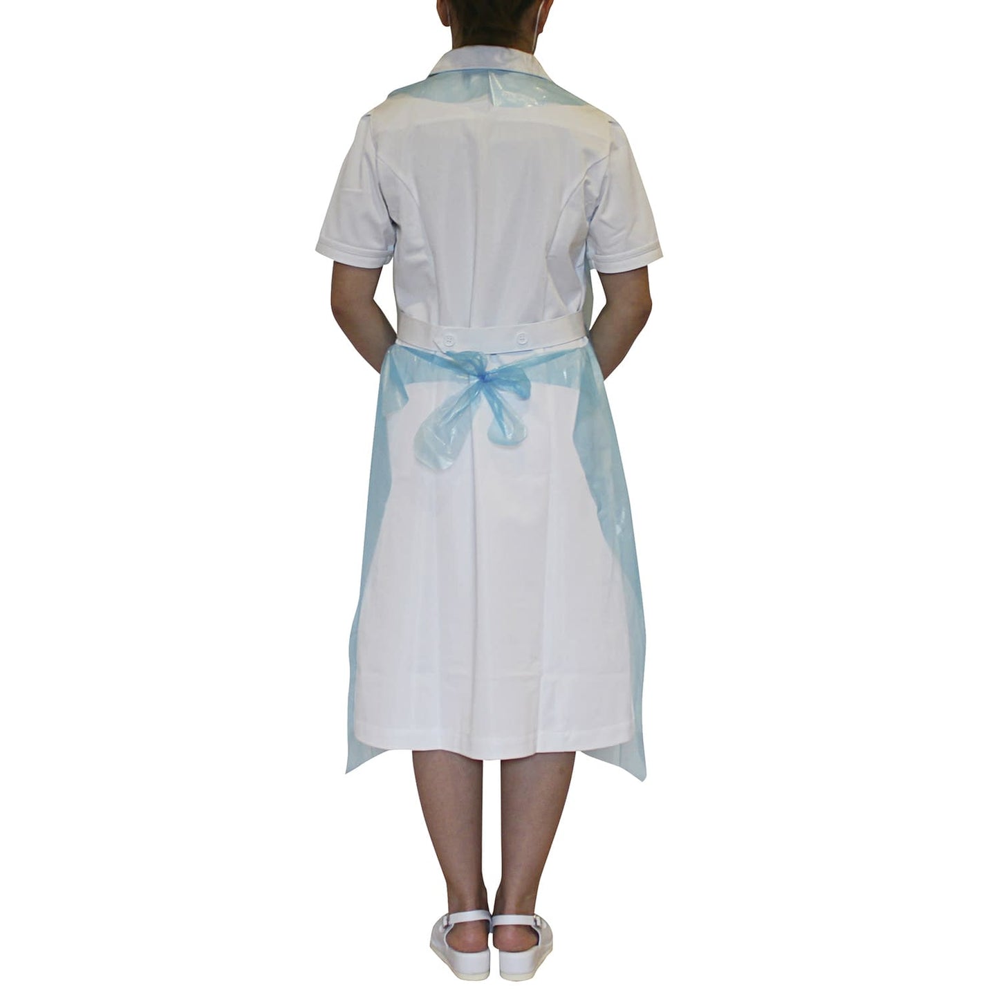 PE Apron N (Sleeveless) Disposable Apron 23-7478-01 First Light FR-835 (Blue) 50 Pieces