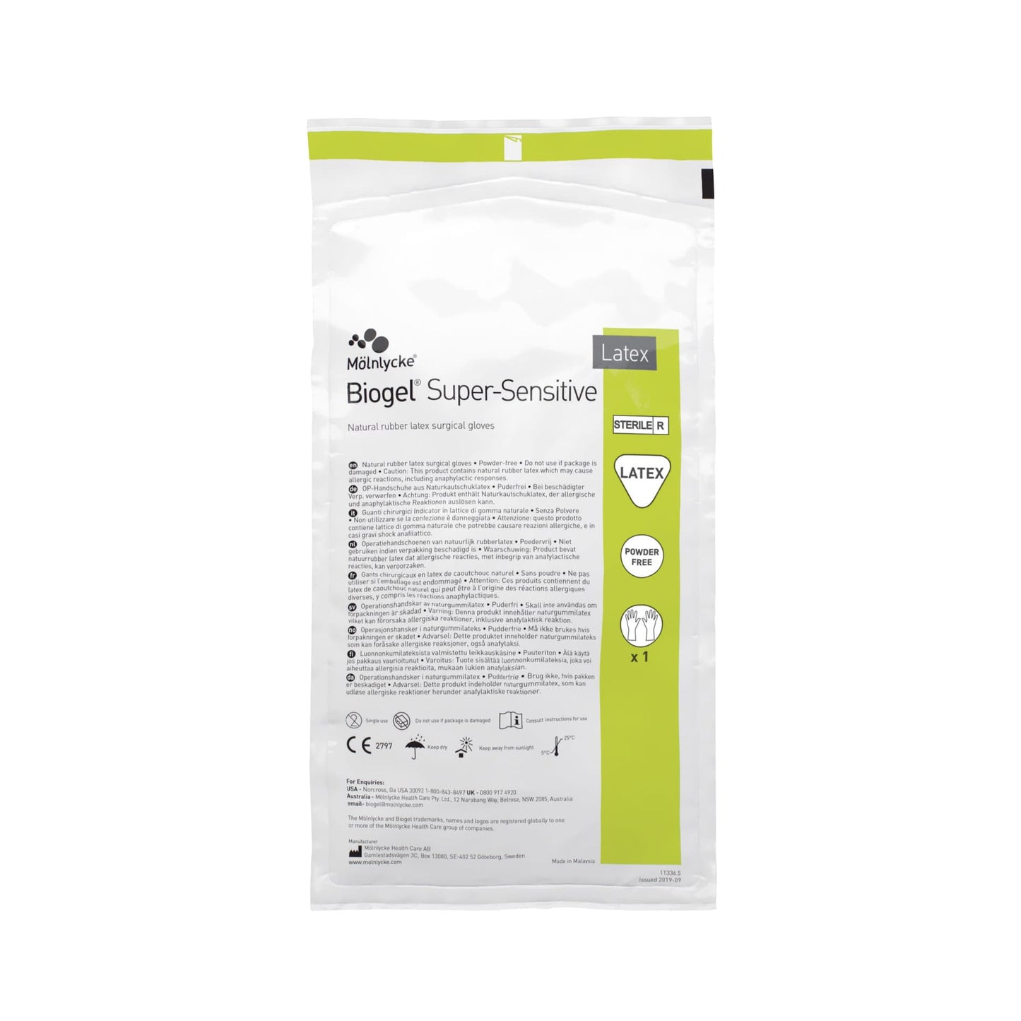 Biogel Super Sensitive Surgical Gloves 23-7239-04 Biogel 82570(7.0)50 Souiri