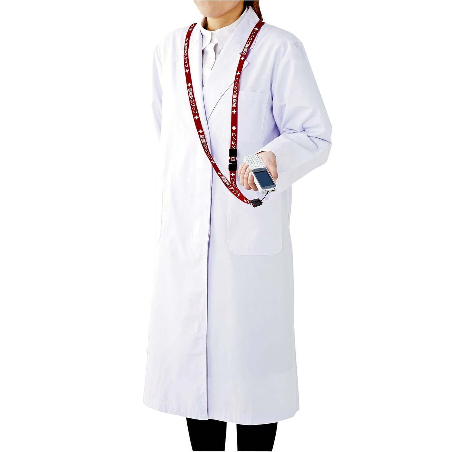 医療用スタッフストラップ1600mm ストラップ(医療スタッフ用) 24-4528-03 オープン工業 NX-201P-BU(ブルー)