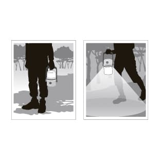 LED 랜턴 손전등 24-5394-00 도시바 LKL-1000(G)N