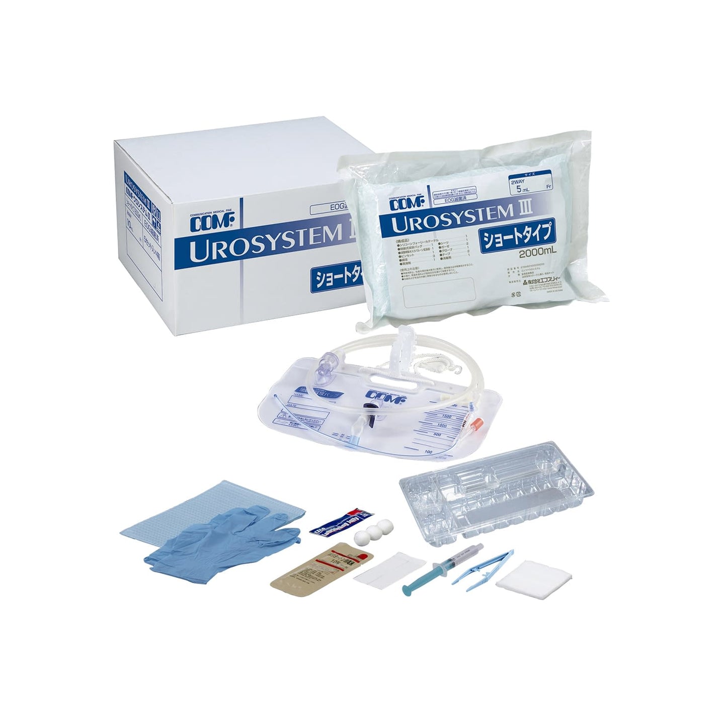 コンファウロシステムIIIショートタイプ 2Way・12Fr・5ml 採尿バッグ 24-5639-00 COMF 806421210(12FR)5セット