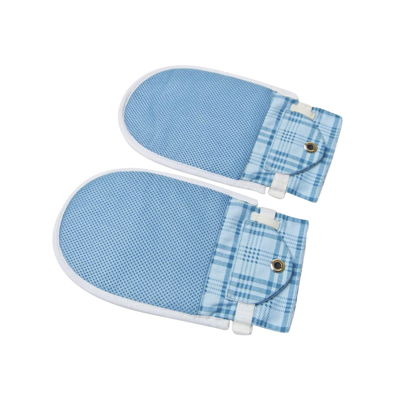 Manraku Care Gloves (Blue) Care Mittens 24-7114-00 MANRAKU MR-1301 (Free) 2 Coils