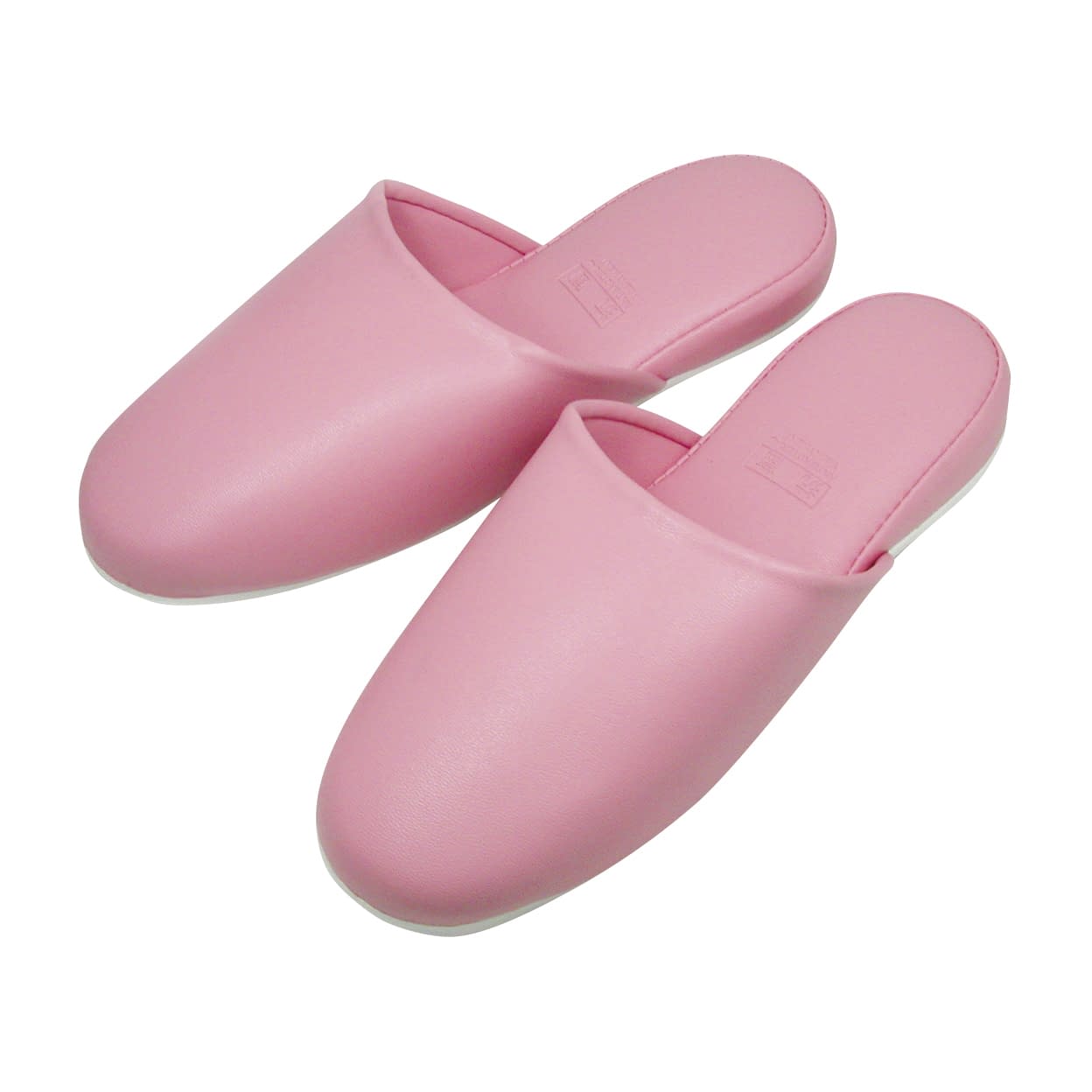 비닐 가죽 슬리퍼 (파스텔) 항균 슬리퍼 24-7324-0002 베이지 일본 슬리퍼 34869 (30 석)