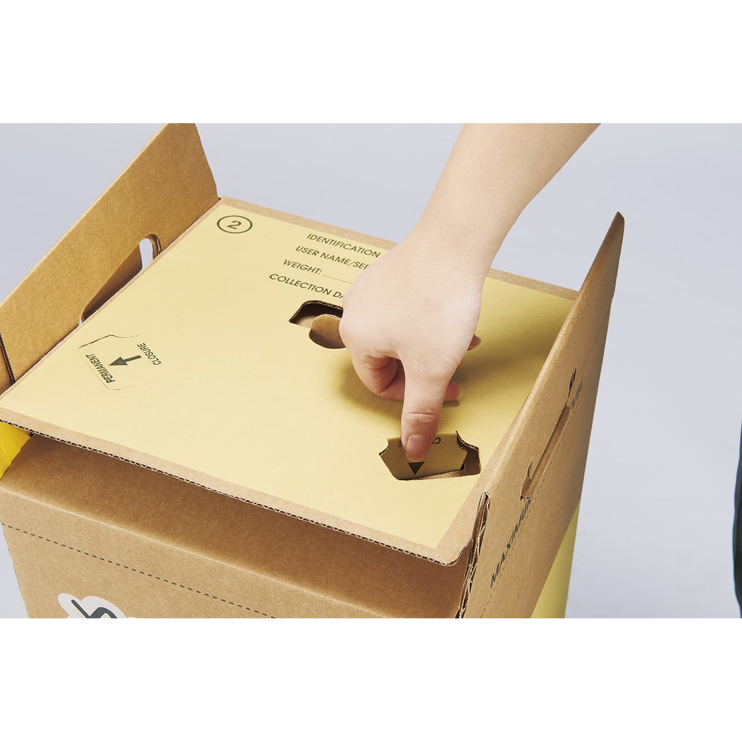 사니 컨테이너 50L 바늘 버려 박스 24-7796-00 PAROLAi STIL'ECO ST05050(50L)