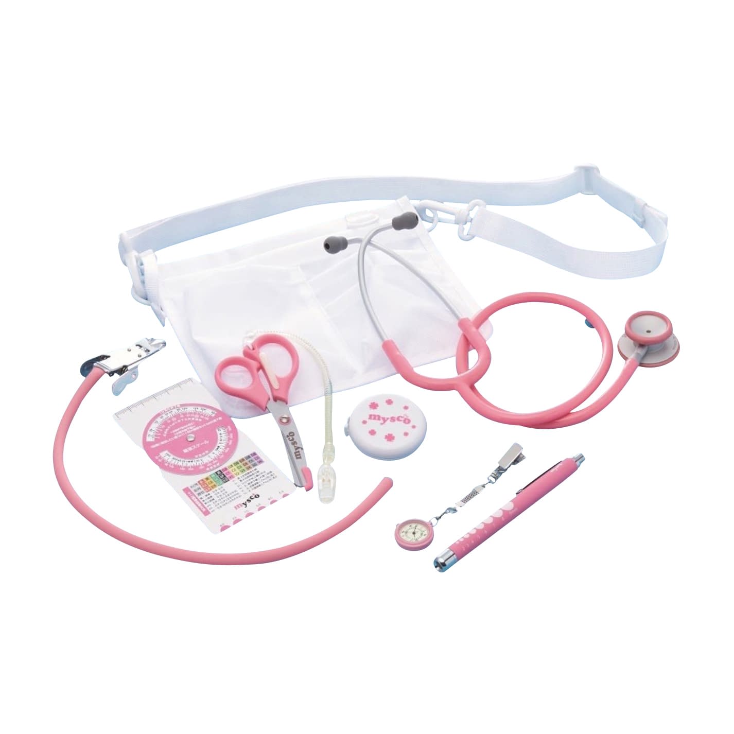 Mysco Nurse Tool Set A Nursing Set 24-7029-01 MATSUYOSHI MY-NS0600P (Pink)
