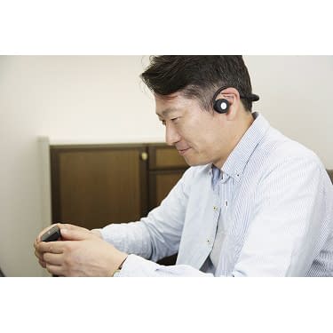 Bone conduction wireless headphones with hearing aid 24-7729-00 DenDen DEN-HEADH (Black)