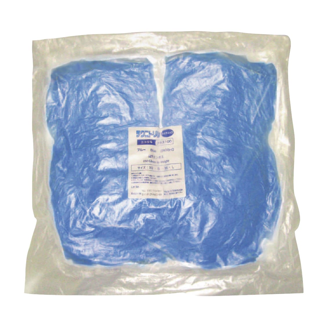 테크니트릴 블루 클래스 100 니트릴 장갑 24-8769-03 미타카 공급 GN08HG(L) 100 마이
