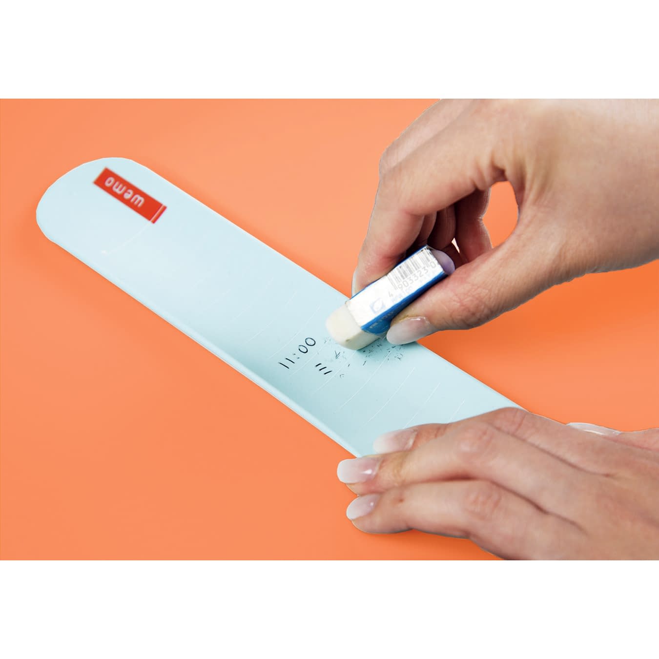 웨어러블 메모 wemo (웨모) 메모 (손목 밴드) 24-7040-04 wemo BP (핑크)