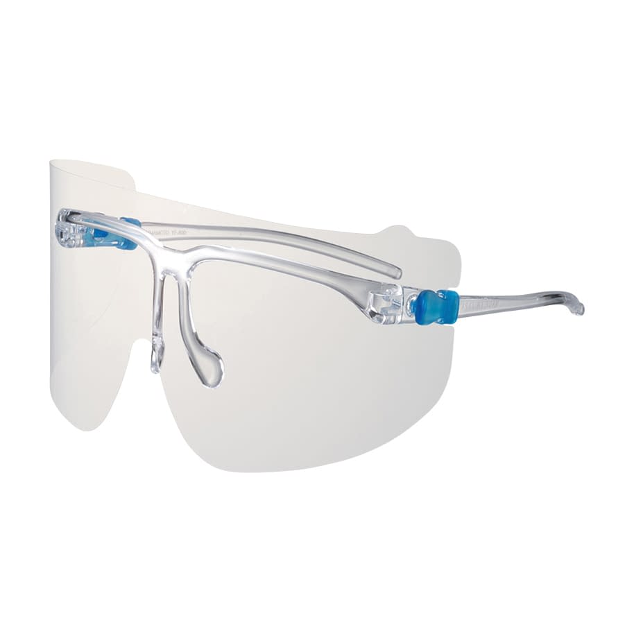 Protective Glasses (Anti-Reflection Glass Shield) Anti-Reflection Face Shield 24-9641-01 Yamamoto Kogaku YF-850S (with 2 lenses)