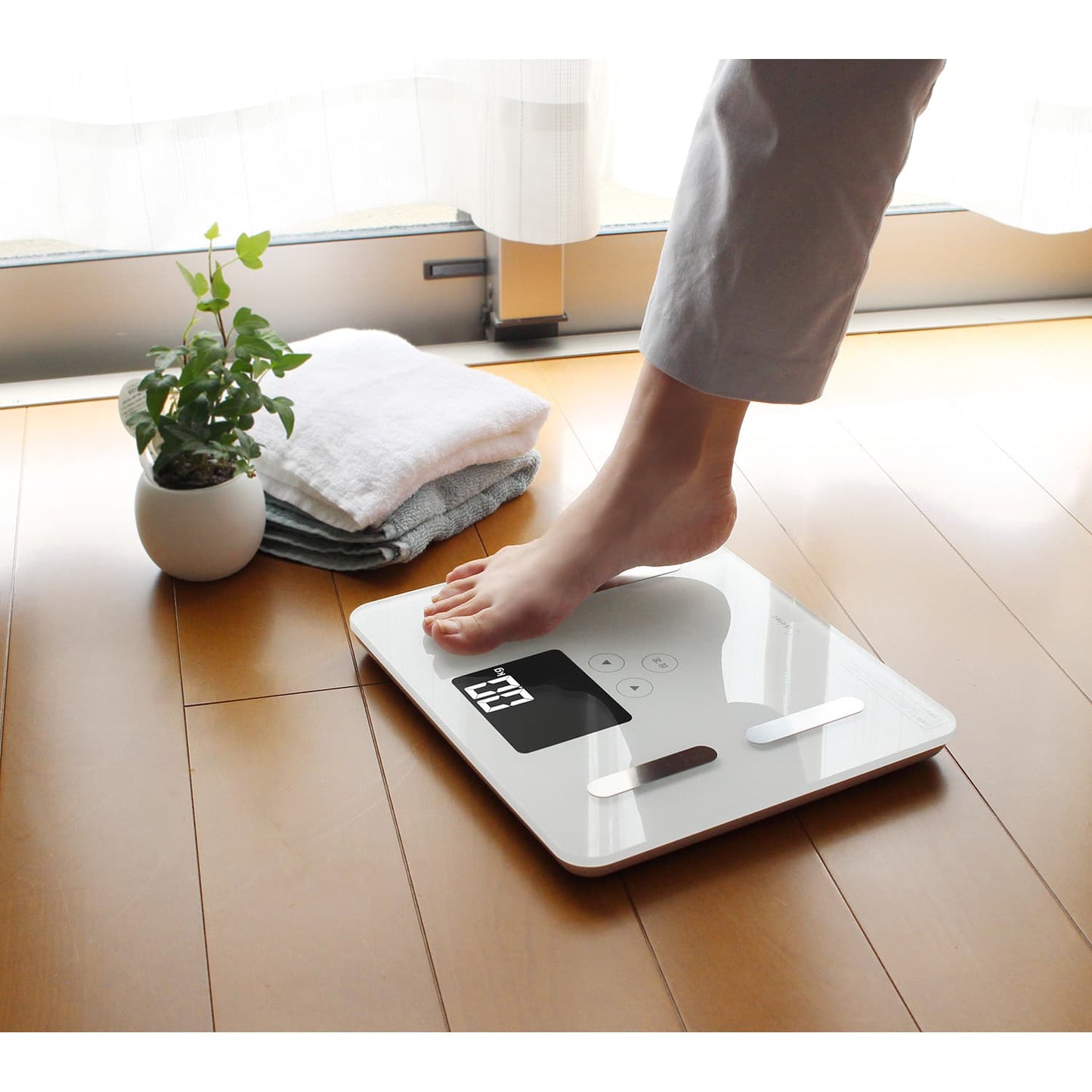 체중 체지방계 쿠라베루뿌라스 25-3863-00 드리텍 BS-247 WT (화이트)