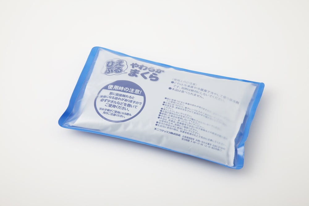 Hiepuru Soft Pillow, Cooling Pillow, 25-5671-00, Fuji Latex, 30X18X3CM (1000G)