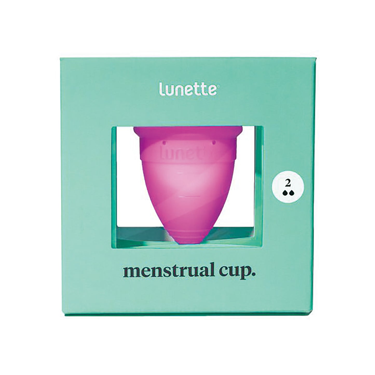 Lunette Cup (Menstrual Cup) Size 2 25-7271-03 Lunette C1LN219VI2 (Dyed) Violet