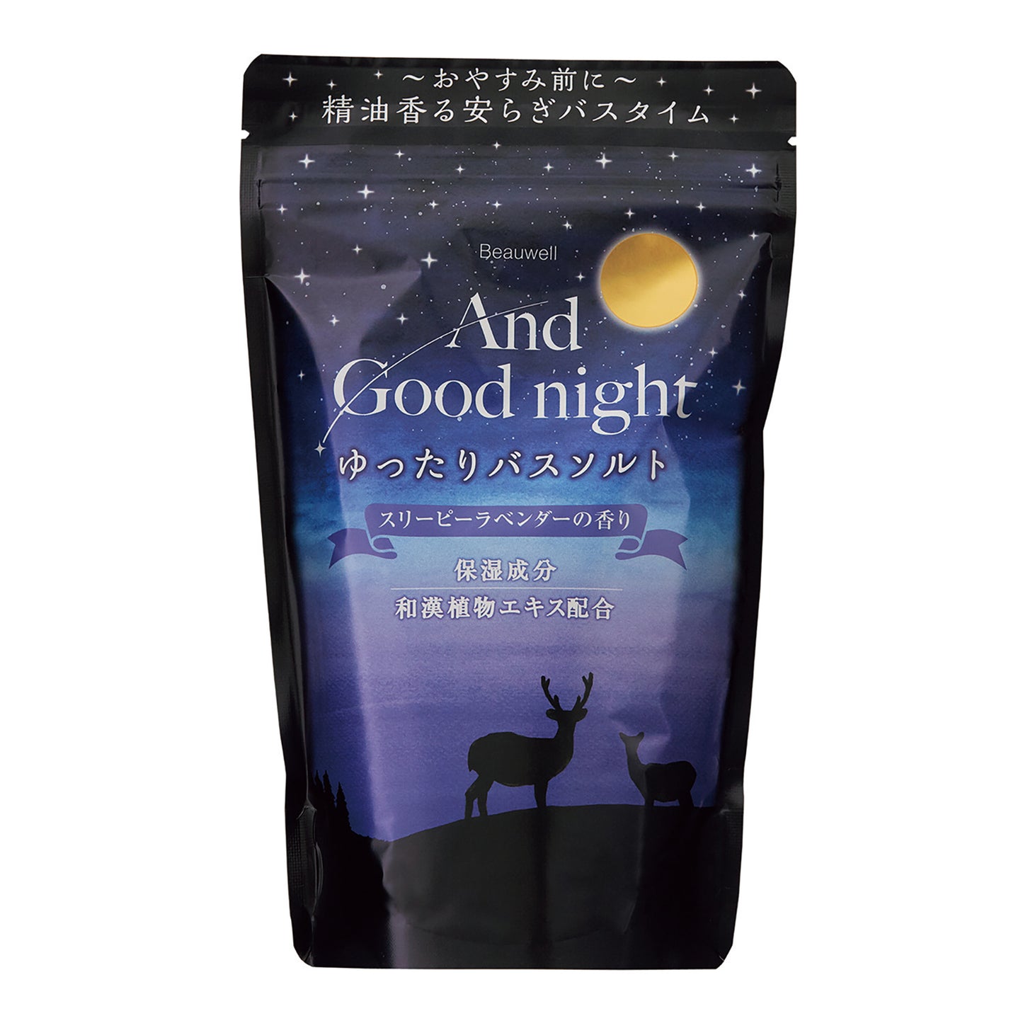 앤드 굿나이트 느긋한 목욕 소금 쓰리 필라벤더(약 14회분) 입욕제 25-7236-03 글로벌 제품 플래닝