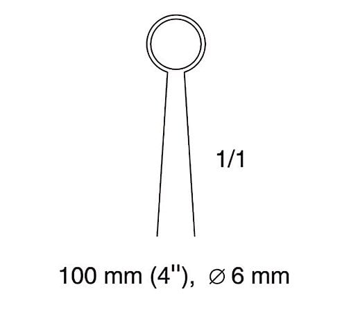 マイクロピンセット φ6mm DB-24S2 1本