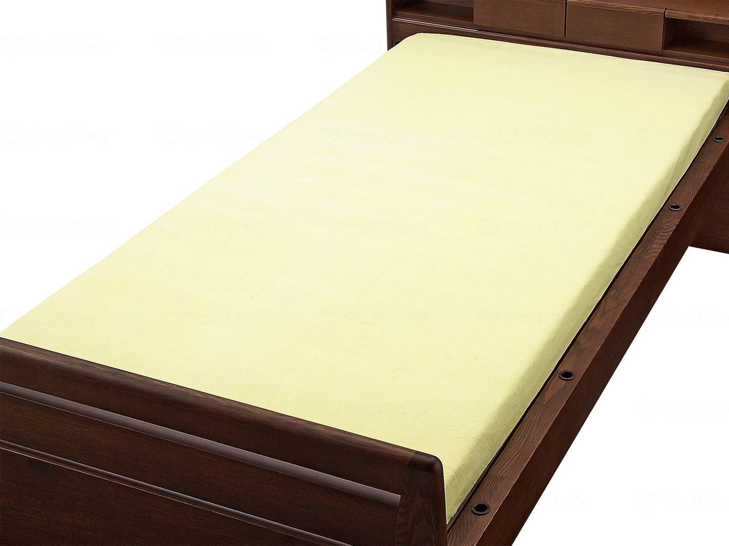 ウェルファン綿混パイル防水BOXシーツ クリーム