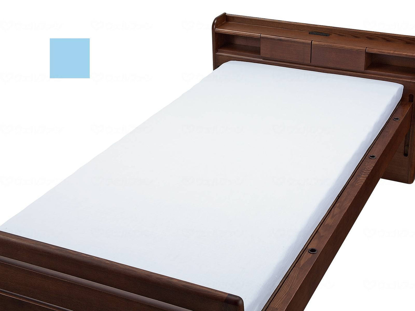 Well Fun Box Sheets Blue Double Short