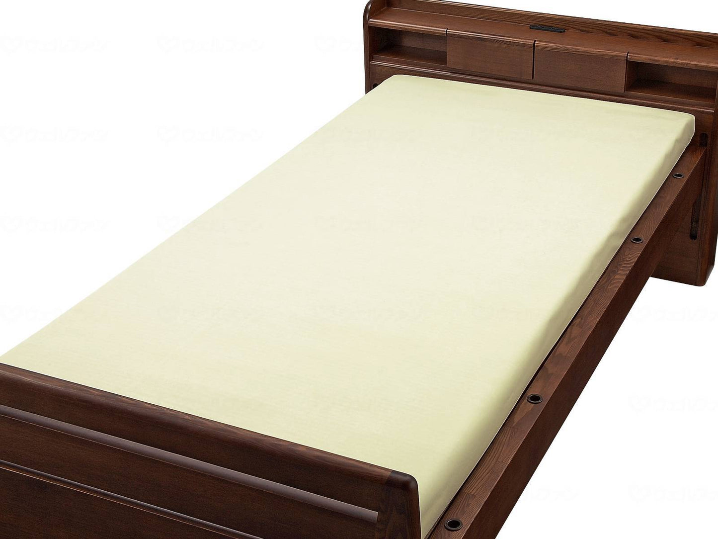 Wellfun Tricot Pile Flat Waterproof Sheet Cream