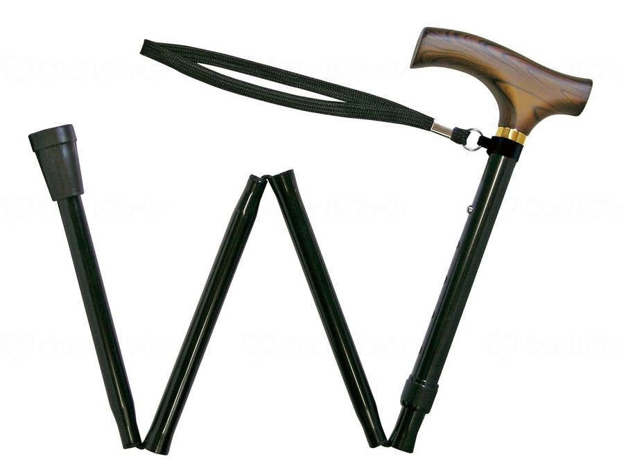 Wellfun Dream Life Stick, Foldable and Expandable (Slim Type), Royal Brown, Gift Box Specifications