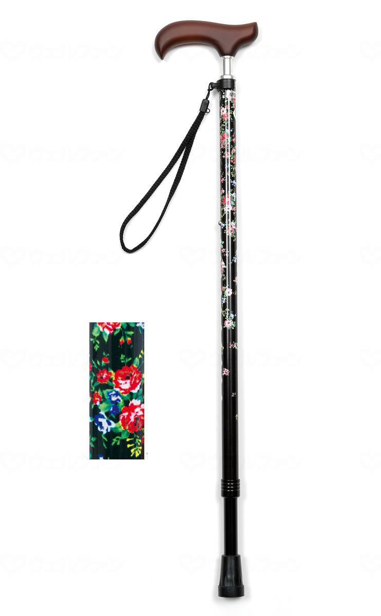 Wellfun Dream Life Stick Slim Neck Stretch Slim Type (Pattern) Black Floral Gift Box Specification