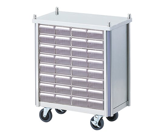 Medication cart for 32 people/open type 620 x 360 x 750 mm HYC-32 1 unit