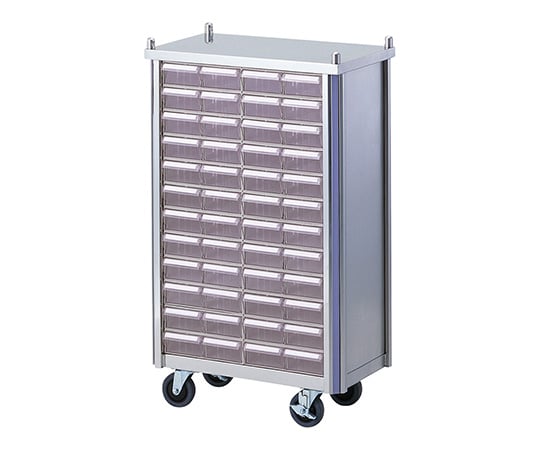 Medication cart for 48 people/open type 620 x 360 x 1028mm HYC-48 1 unit