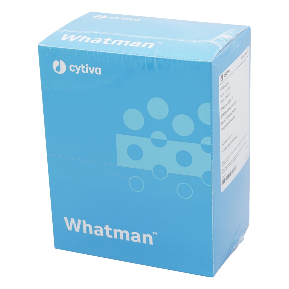 GD/X 주사기 필터 PVDF φ25mm・0.45μm 1상자(50개입) 6900-2504 1상자(50개입)