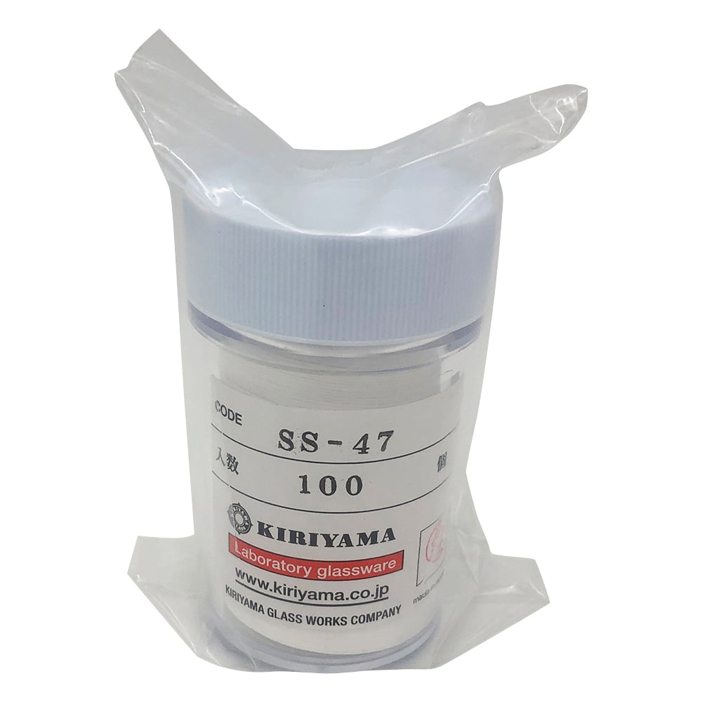 Filter paper for Kiriyama funnel φ47mm 100 sheets SS-47 1 box (100 sheets)