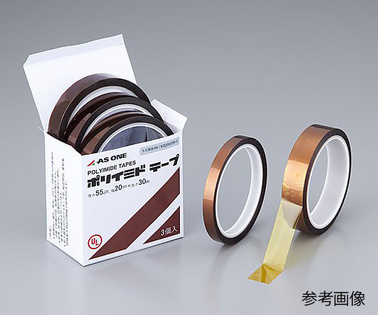 Polyimide tape 0.069mm x 19.0mm x 33m WS-190069-1 1 roll