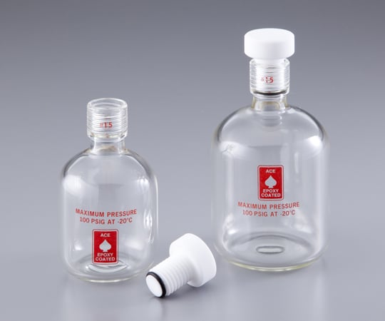Pressure-resistant bottle (ACE GLASS) 250mL 5555-33 1 piece