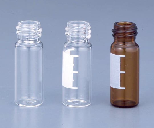 오토샘플러용 바이알 2mL 투명・라벨 첨부 바이알만 100개입 11090519 1상자(100개입)