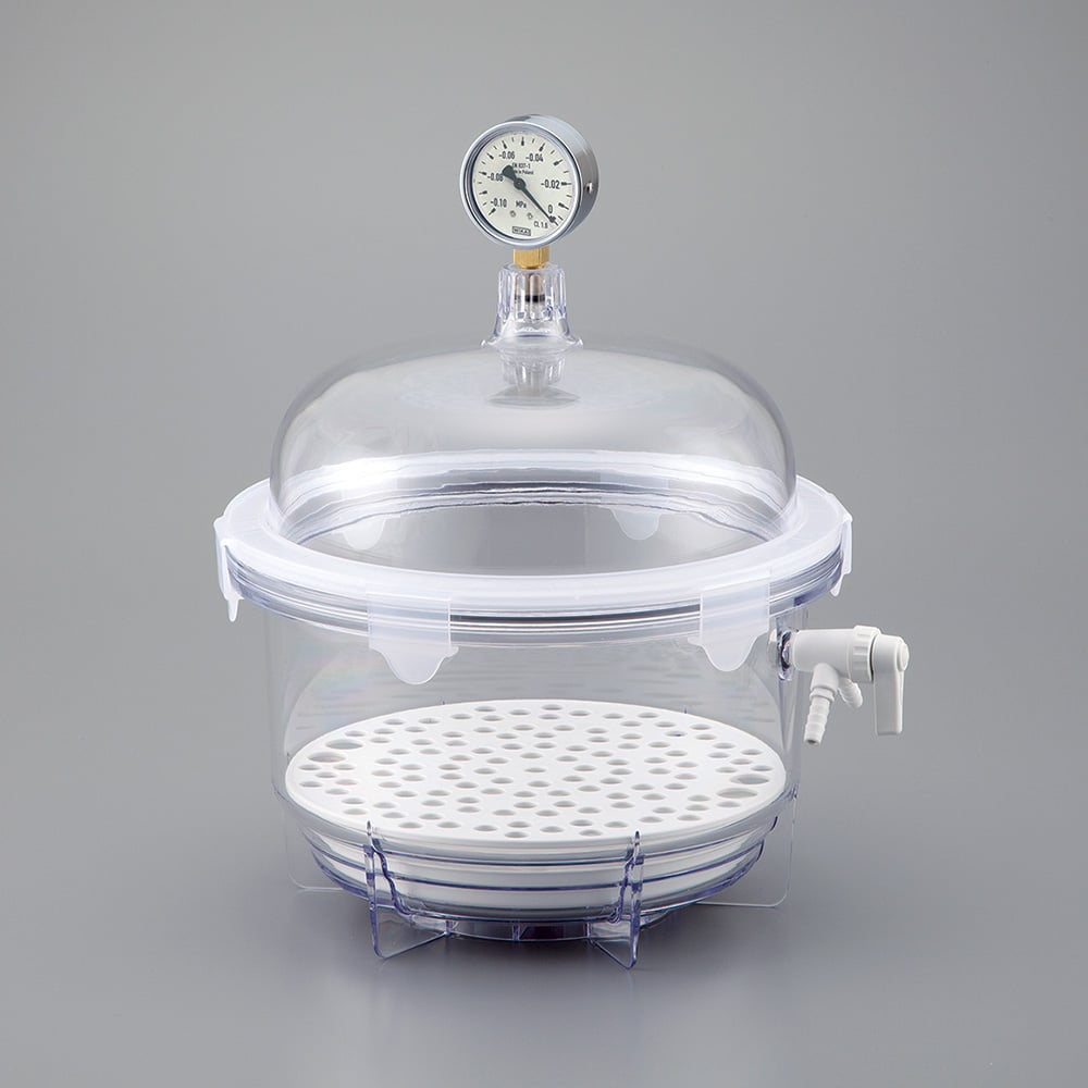 진공 데시케이터 10L 본체 게이지 부착 VDR-25G 1개