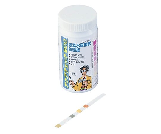 Water quality test strips (Aqua Check (R)) 5 items ECO 1 box (25 sheets x 6 boxes) 1 box (25 sheets x 6 boxes)