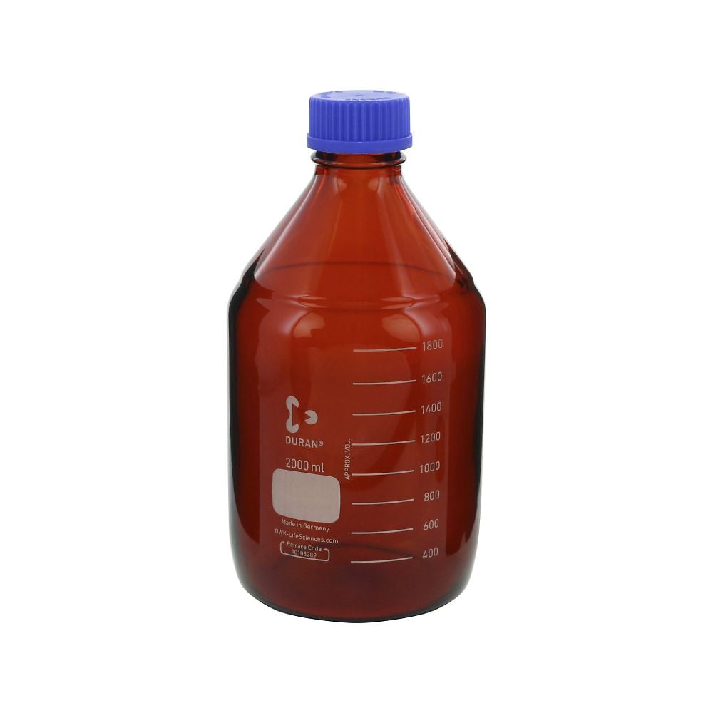 Screw-top bottle, round, brown (Duran(R) 017210) 2000mL GL-45 1 bottle