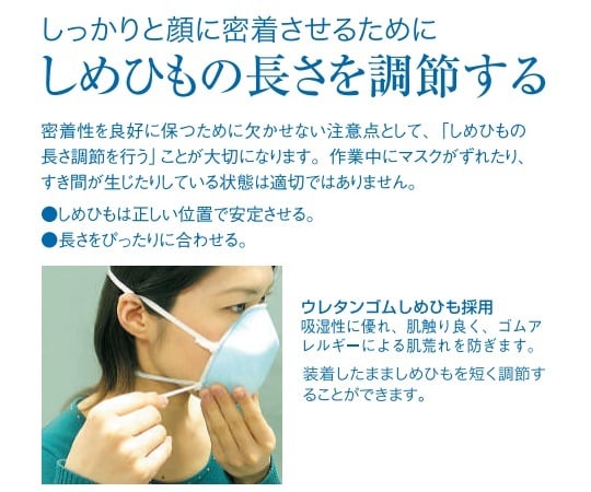 일회용식 방진 마스크(헤드 루프) 하이랙 1상자(10장입) 655-02 1상자(10장입)