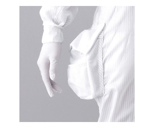 アズピュアクリーンスーツ(フード別・サイドファスナー型) ポケット付き 青 2L 21211SB 1着