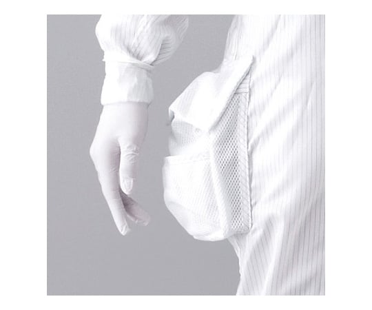 아즈퓨아 클린 슈트(후드별・사이드 패스너형) 포켓 첨부 블루 4 L 21211SB 1벌