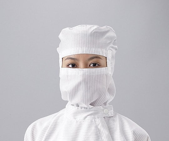 APクリーンスーツ用フード(目出しタイプ)白 2L SHW 1枚