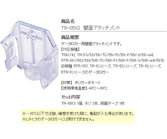 Wall attachment TR-05K3 1 set