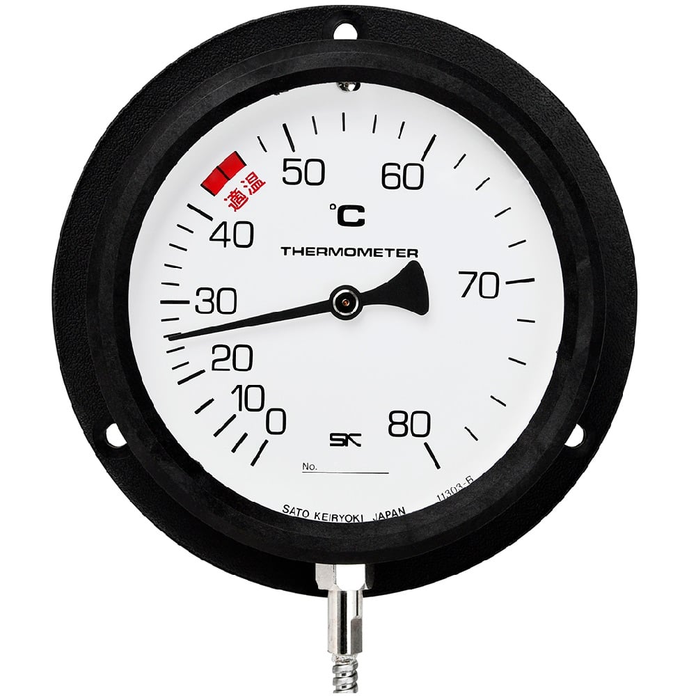 壁掛け式隔測温度計 0~80℃ VB-100P 1台