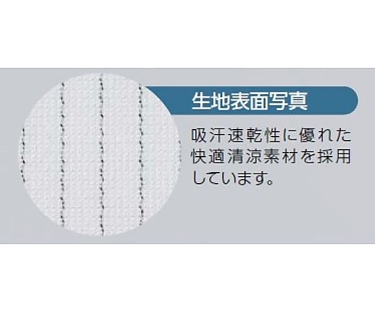 クリーンルーム用ツナギ服(吸汗・冷涼タイプ) ホワイト 3L FT191C-01 3L 1枚