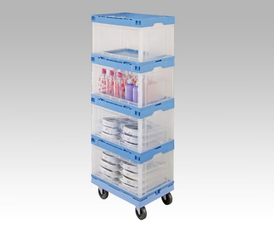 窓アキ透明オリタタミコンテナ プラキャリーOC-75N用 1台