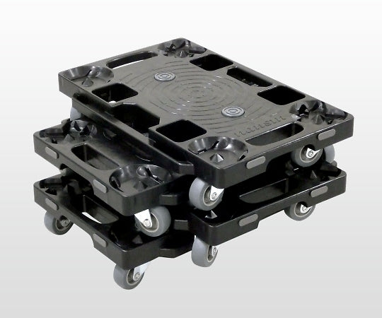 Plastic joint platform cart, black, PD-403-2SE, 1 piece