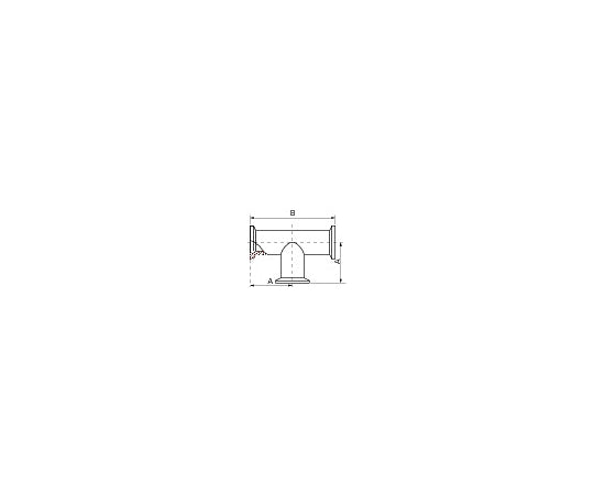 Tee piece NW16 (SUS316L) C105-12-421 1 piece