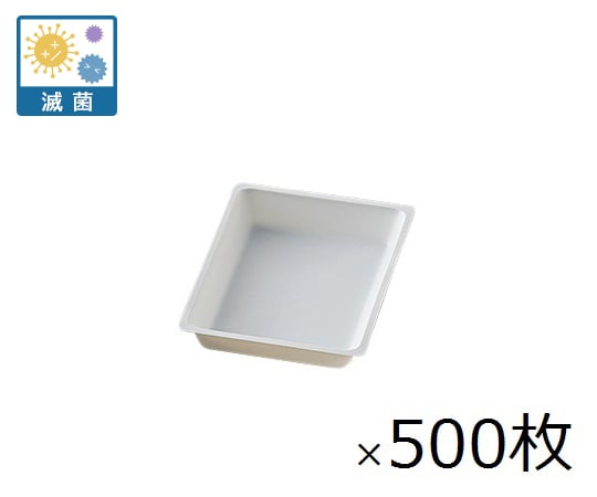 ディスポトレー 100×70×13mm 10枚×50袋入 滅菌済 DT-1 1箱(10枚×50袋入)