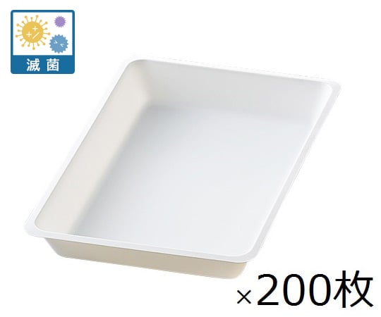 ディスポトレー 200×140×25mm 10枚×20袋入 滅菌済 DT-3 1箱(10枚×20袋入)