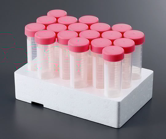 ビオラモ遠沈管Ⅱ 50mL(ラックパック) 18本×8袋入 VIO-50RN 1箱(18本×8袋入)