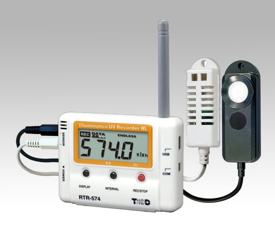 Wireless data logger (child unit) temperature, humidity, illuminance, UV x 1ch each RTR-574 1 unit