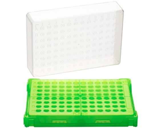 PCR Rack Green Body x 20 pcs T328-96G 1 box (20 pcs)